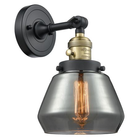 INNOVATIONS LIGHTING One Light Vintage Dimmable Led Sconce With A High-Low-Off" Switch." 203SW-BAB-G173-LED